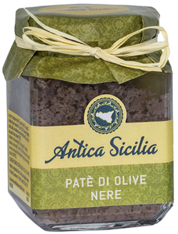 Antica Sicilia Patè di Olive Nere con olio EVO