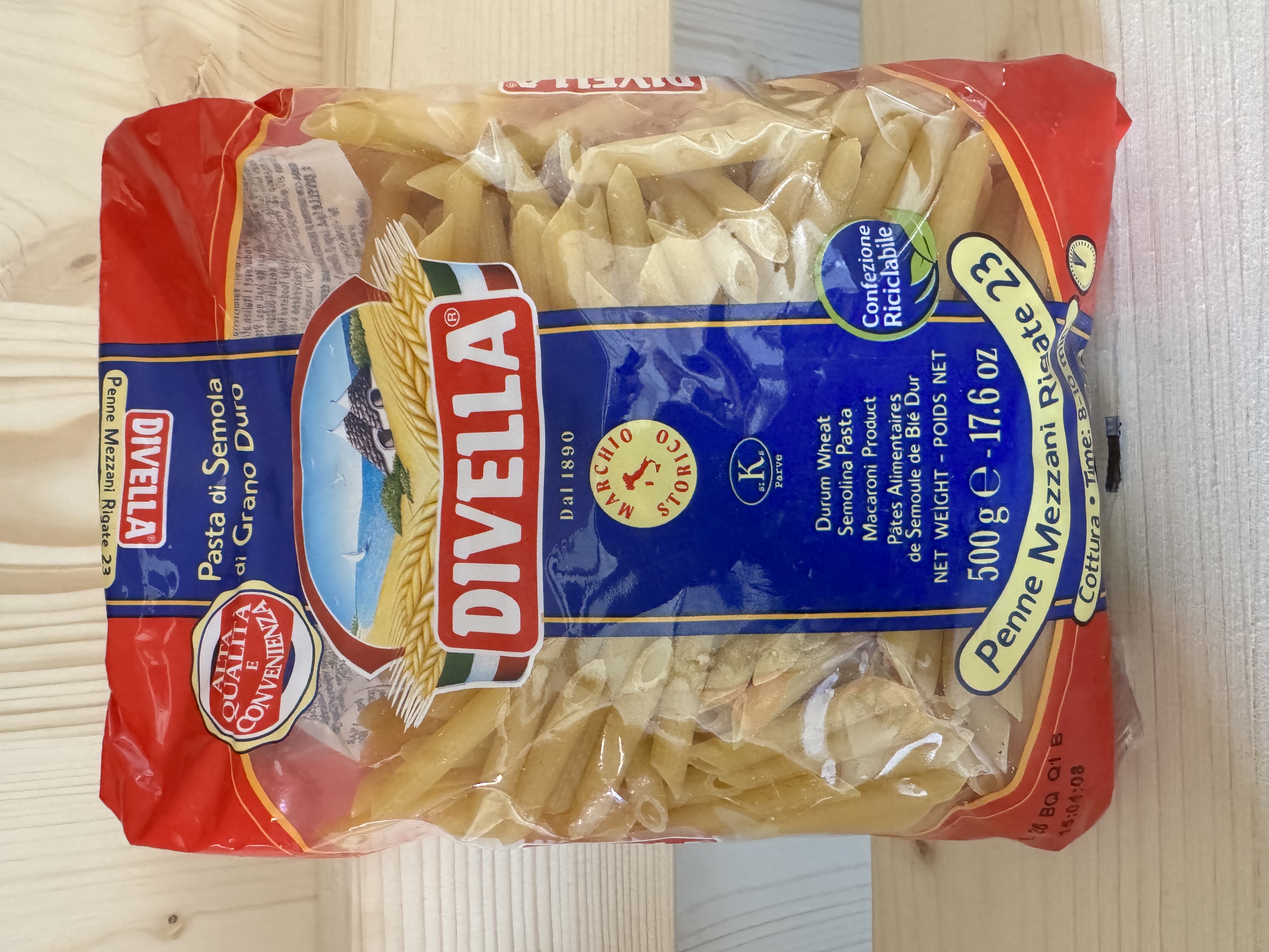 Divella Penne Mezzani Rigate 23