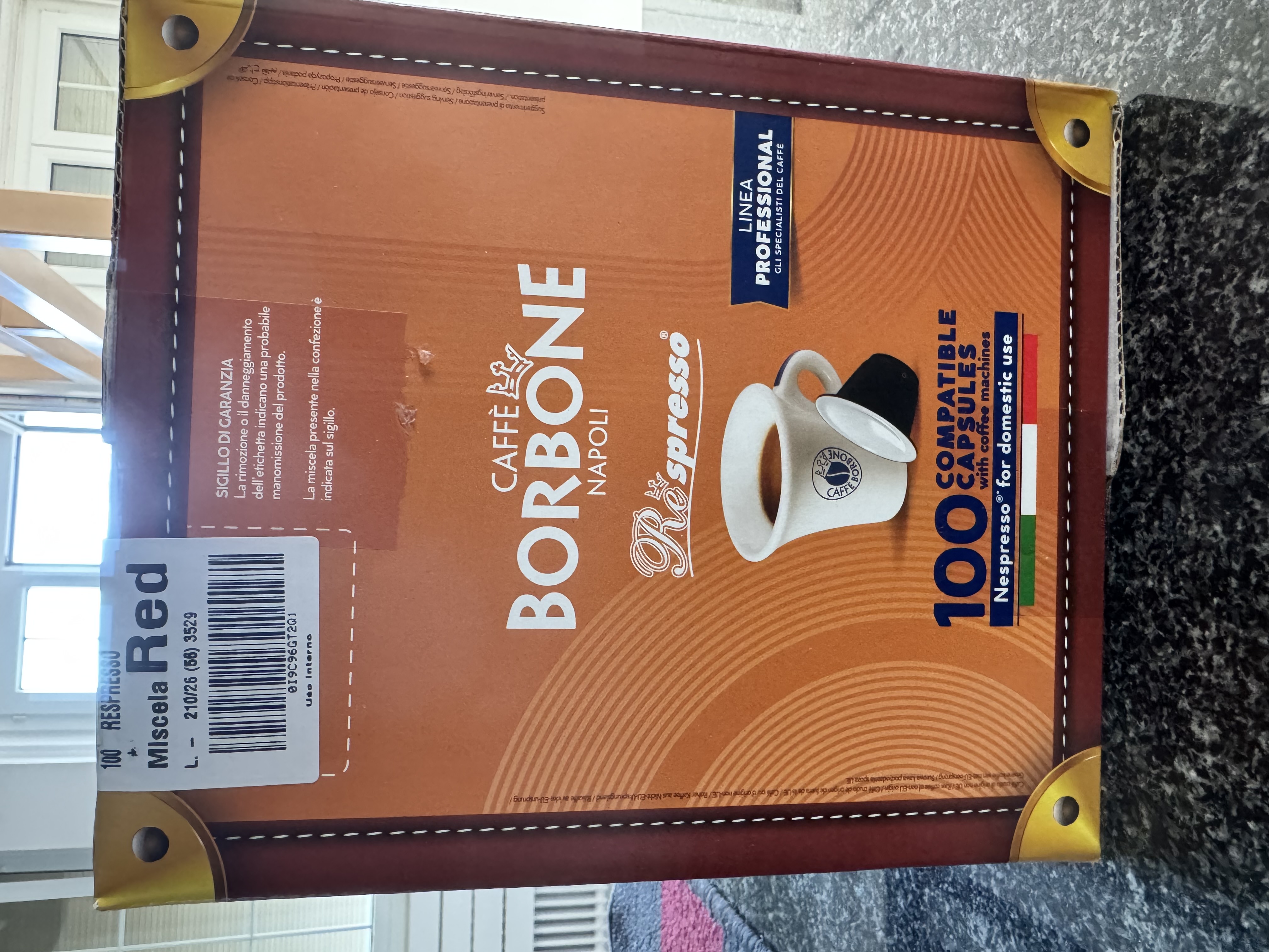 Borbone Rosso Capsule (Nespresso kopatibel)